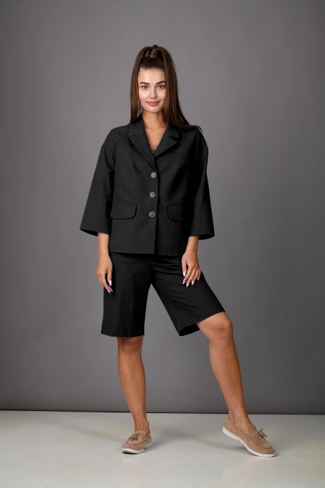 Костюм с шортами Rosheli 1193/2 черный двойка #1