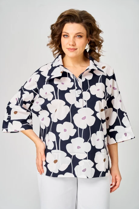 Блузка *Распродажа Michel Chic 786/1 цветы #1