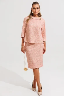 Юбочный костюм Anastasia 1376 коралловый