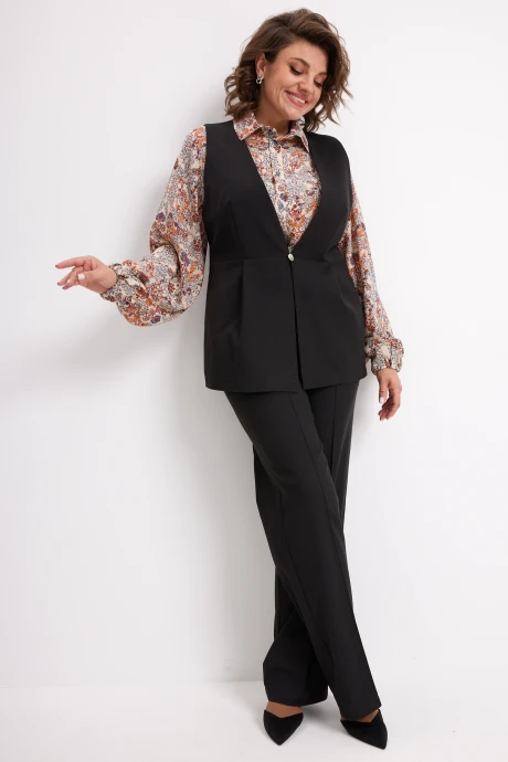 Брючный костюм *Распродажа BegiModa 3097 Чёрный #1