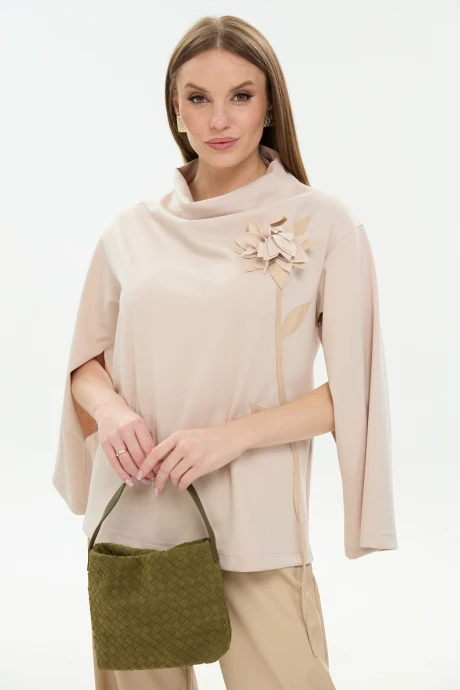 Джемпер (кофта) NikVa 923-8 топленое_молоко #1
