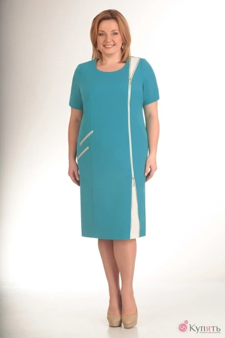 Платье Орхидея Люкс 700 голубой #1