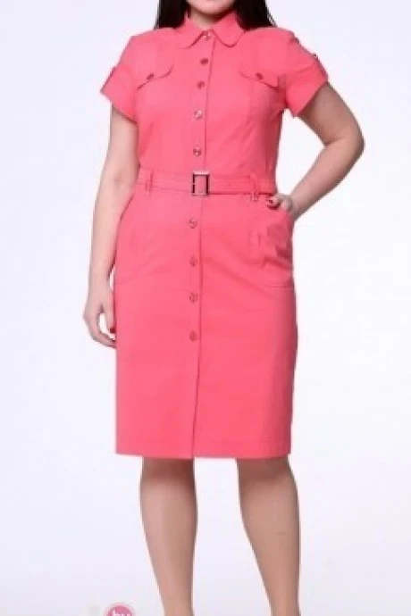 Платье ЮРС 15-331 коралл #1