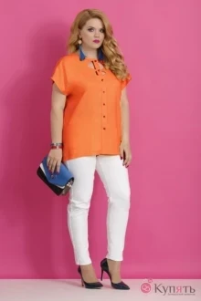 Блузка, туника, рубашка Lissana 2783 оранжевый