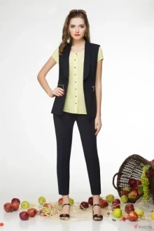 Брючный костюм LeNata 31649-1 жёлтый