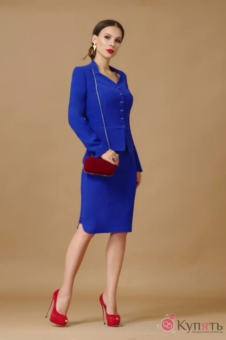 Юбочный костюм Lissana 2871 василёк #1