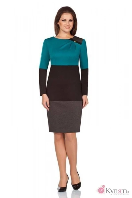 Платье Bonna Image 13-041 бирюза+черный #1
