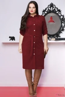 Платье LeNata 11635 слива