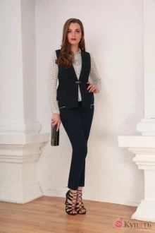 Брючный костюм Ksenia Style 1312 темно-синий