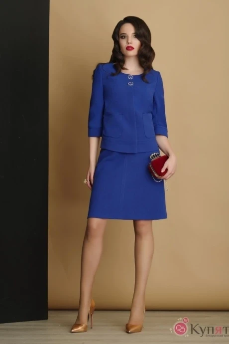 Юбочный костюм Lissana 2914 василёк #1