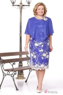 Платье Нинель Шик 237 василёк