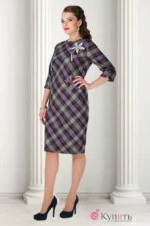 Платье Карина Делюкс 84 полоска