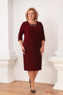 Платье Орхидея Люкс 730 бордо