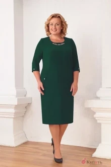 Платье Орхидея Люкс 730 зелёный
