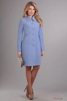 Пальто Diamant 925 фиолетовый