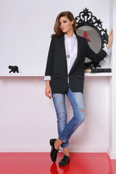 Жакет (пиджак) LeNata 11601 черный #1