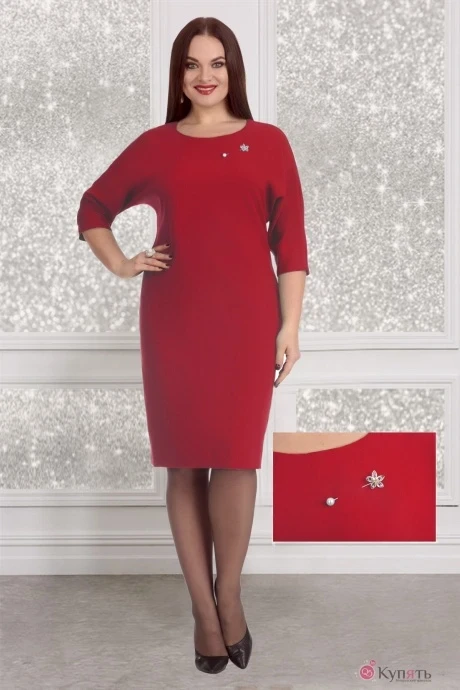 Платье Мишель Стиль 543а красный #1