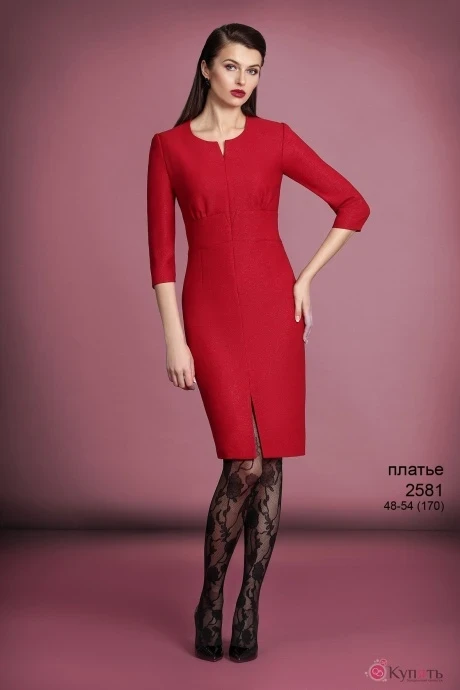 Платье Bazalini 2581 красный #1