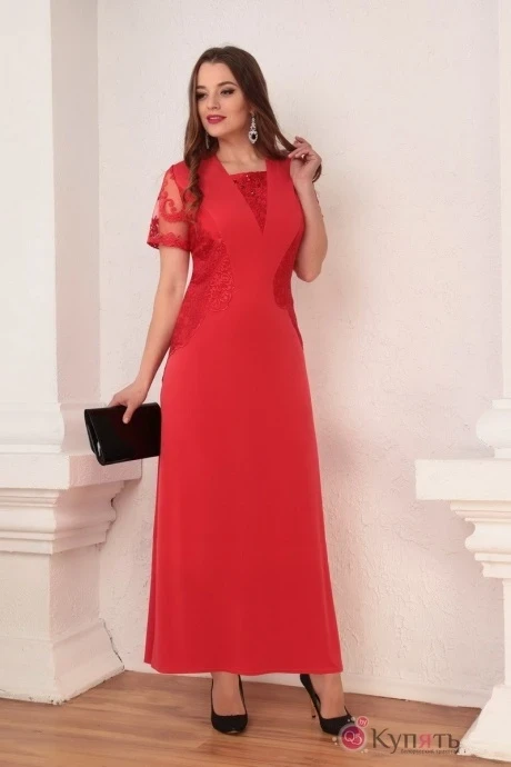 Платье Ksenia Style 1347 красный #1