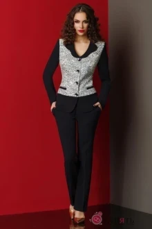 Брючный костюм Lissana 2971 т.синий