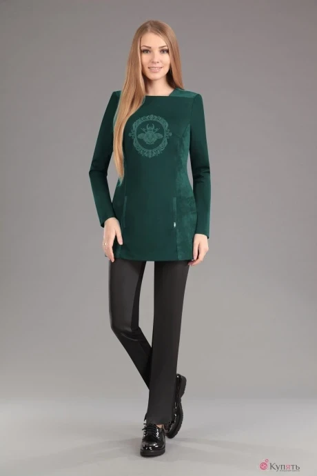 Брючный костюм EOLA 1273 зелёный #1