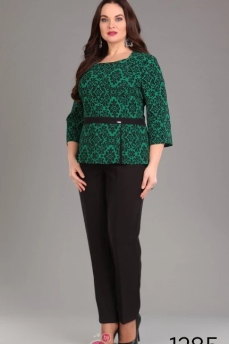 Брючный костюм EOLA 1285 зелёный #1