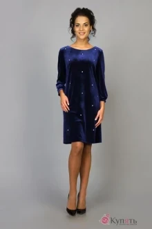 Платье ALANI COLLECTION 459 тёмно-синий
