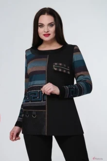 Джемпер (кофта) Дали 2045 бирюза