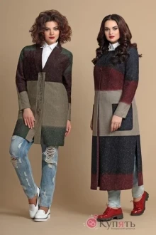 Джемпер (кофта) Мублиз 074 вишня+синий