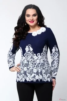 Джемпер (кофта) Дали 2193 синий