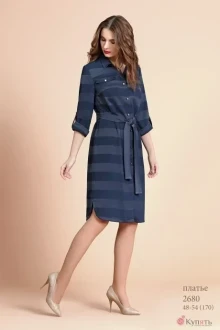 Платье Bazalini 2680 т.синий