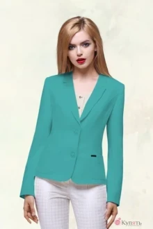 Жакет (пиджак) LeNata 11486-1 бирюза