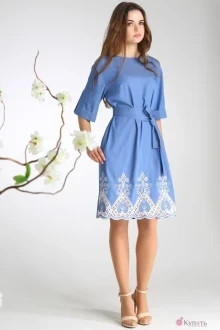 Платье SandyNa 13281 джинс