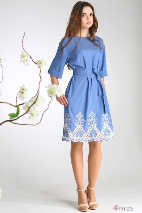 Платье SandyNa 13281 джинс #1