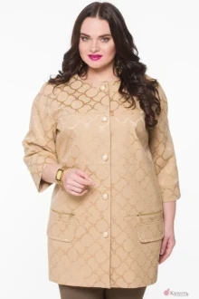 Жакет (пиджак) ЮРС 14-489 бежевый