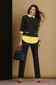 Брючный костюм Lissana 2915 жёлтый