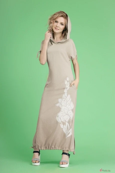 Платье Euromoda 080a беж #1