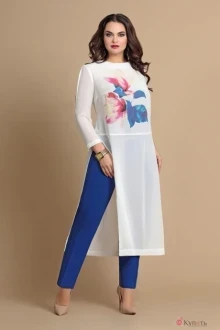 Брючный костюм Мублиз 055 белый
