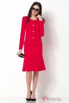 Юбочный костюм Lissana 2992 коралл