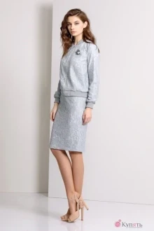 Юбочный костюм EOLA 1316 голубой