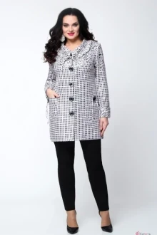 Джемпер (кофта) Дали 1256 синие розочки