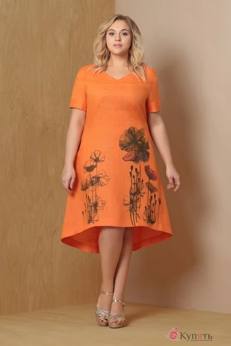 Платье ArtRibbon М2751P1001 кирпич #1