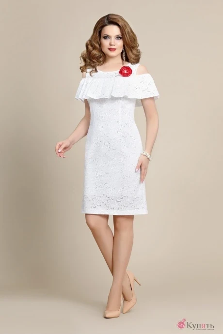 Платье Mira Fashion 4202-2 белый #1