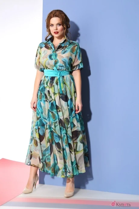 Платье Anna Majewska 879 цветы #1