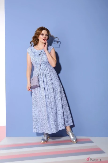 Платье Anna Majewska 1903 голубые цветы #1