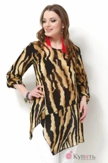 Блузка, туника, рубашка Lissana 3021 горчица