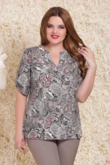 Блузка, туника, рубашка LeNata 11750 вензеля