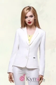 Жакет (пиджак) LeNata 11486-1 белый