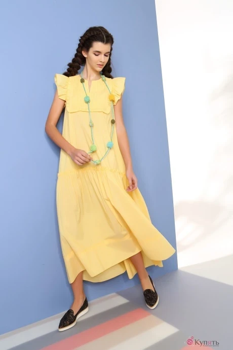 Платье Anna Majewska 1013 жёлтый #1