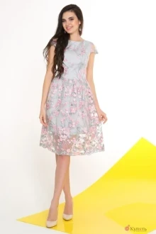 Платье ЛаКона 1038 серый